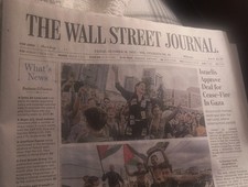 The Wall Street Journal Friday October 10 2025 Israelis Approve Deal For...