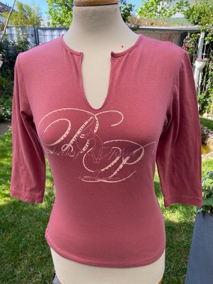 Baby Phat Alt Rose Top Original 2000 er Y2K Gr.S small M