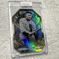 Topps 2022 Diamond Greats Die-Cuts Ty Cobb DGDC-34 Tigers Baseball 19/75