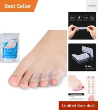 Toe Spacers, Pinky Toe Separators Straightener with 3 Loops for Curled Toes/O...