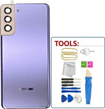 PARTS S21 Plus Back Glass Replacement with Lens Frame with Pre Inalled Tape ver