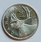 1948 Canada 25 Cents Key Date George VI (Q-65)