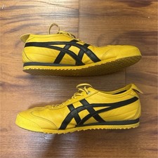 Onitsuka Tiger Mexico 66 Kill Bill Yellow Black Leather Sneaker 1183A872 Low Top