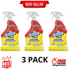 Resolve Urine Destroyer Pet Urine Stain  Odor Remover Spray 32 oz, 3 Pack