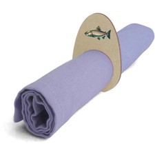 5 x 'Wild Salmon Fish' Wooden Napkin Rings / Holders (NR00071234)
