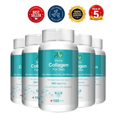 ANC Marine Collagen 3000mg Pack of 5 180 Tablets