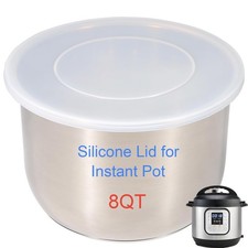 Silicone Lid for Instant Pot 8QT 10.23IN , Premium Silicone Cover Accessorie...