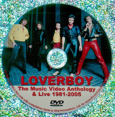 LOVERBOY Music Video Anthology & Live Performances 1981-2005 DVD 1 Hour 20 Mins