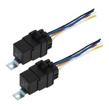 5 Pins 12V 80A Auto Relay with Harness Sockets Waterproof Car Relay 2 Pcs
