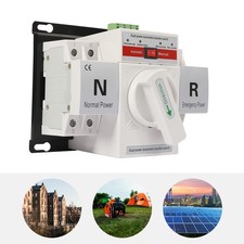 Dual Power Automatic Transfer Switch AC-33iB 2P 63A 110V Toggle