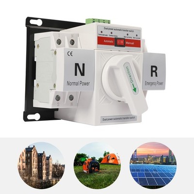 Dual Power Automatic Transfer Switch AC-33iB 2P 63A 110V Toggle
