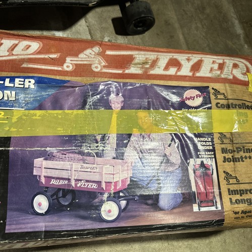 Radio Flyer Trav-ler Wagon Modell #22 Neu in einem schlechten Zustand Karton - Bild 3 von 7
