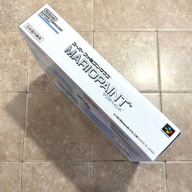 Mario Paint SFC Tested + MINTY CLEAN SNES Mouse & Pad - Super Famicom 1992 CIB