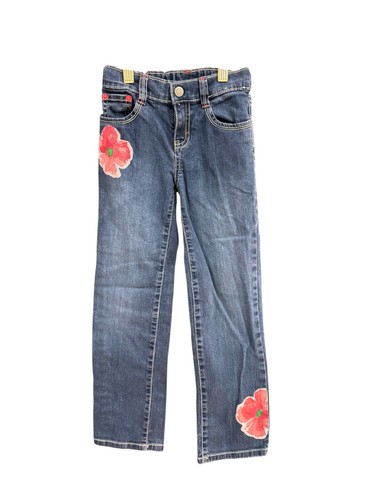Gymboree Girls Floral Appliqué Jeans