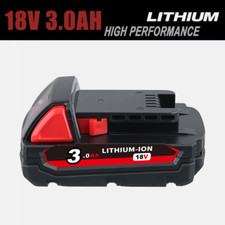 3.0AH Battery Fit For-Milwaukee M18 18V Lithium XC Extended Capacity 48-11-1860