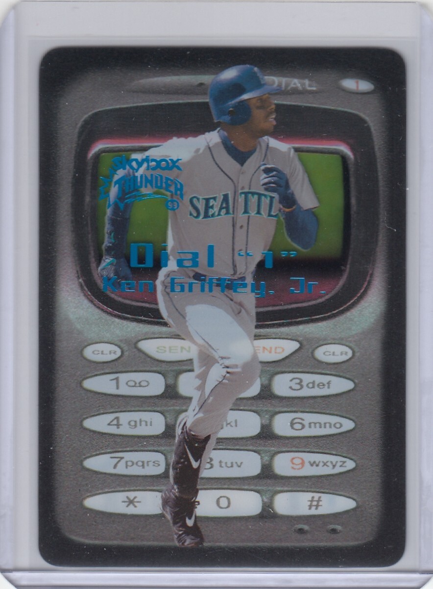KEN GRIFFEY JR. 1999 Skybox Thunder DIAL 1 Insert SSP Case Hit Seattle Mariners