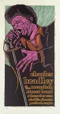 Charles Bradley Poster Portland 2012 S/N 120 Hand-Signed Silkscreen Gary Houston