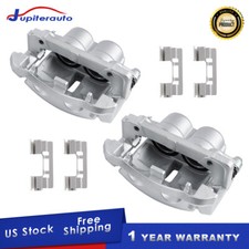 Pair Front Disc Brake Calipers w/ Brackets For 2005-2008 Ford F150 MARK LT