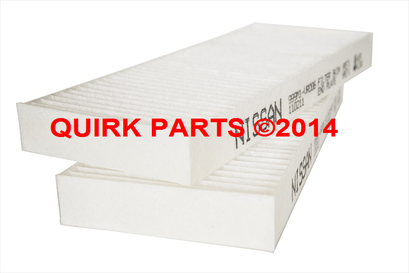 Juego de microfiltros de cabina para Nissan Xterra Frontier 2000-2012 (P/N 27277-VR00A)