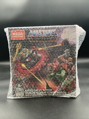 He-Man MASTERS Of The UNIVERSE Mega Construx BATTLE CAT vs ROTON MOTU ~ New!