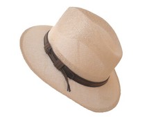 Herrenhut eleganter Traveller Strohhut Papierfaser  Sonnenschutz  Garten Urlaub