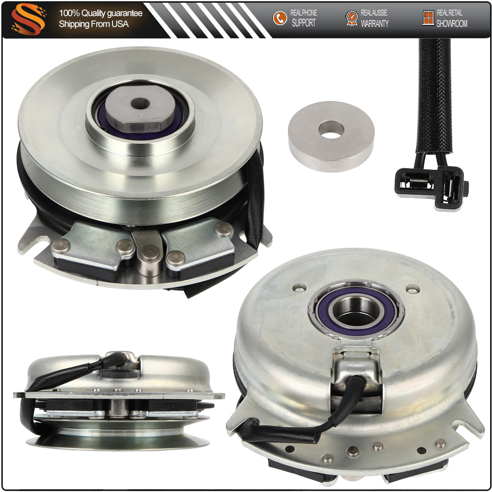 PTO Clutch Compatible with POULAN 539109580 Lawn Mower Replacement