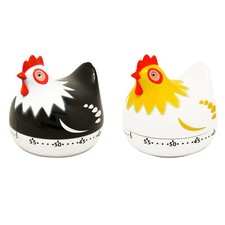 Manual Kitchen Timer Cute Cartoon Chicken Man...