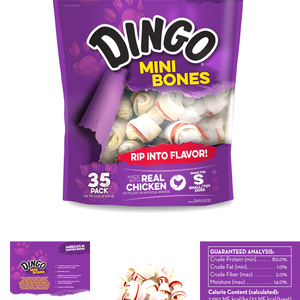 dingo mini bones 35 pack