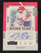 Jose Rojas 2021 Panini Contenders AUTO ROOKIE TICKET Card #194 
