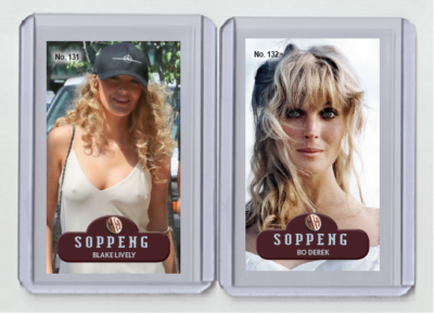 Bo Derek rare MH Soppeng #'d x/3 Tobacco card no. 132