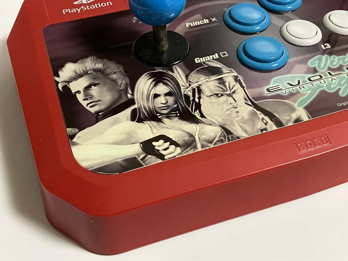 HORI Virtua Fighter 4 Evolution Stick RED Controller Playstation2
