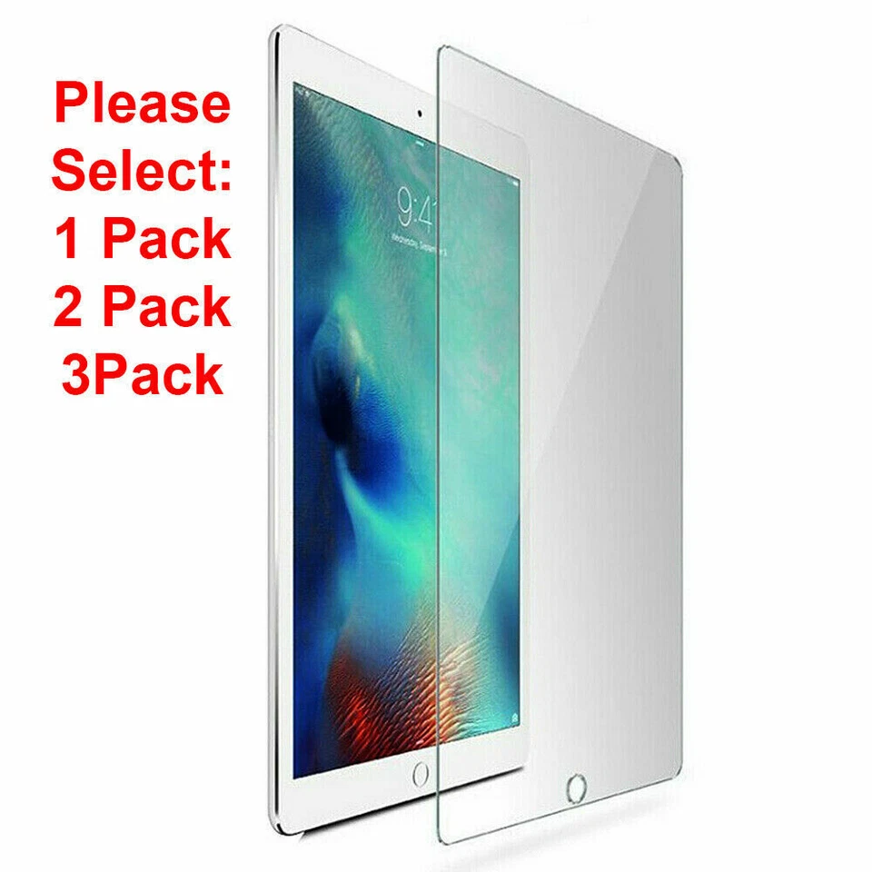 Tempered Glass Screen Protector For iPad 10.2 9.7 7th 5th 6th Air Pro Mini 2 3 4 - Image 2 of 4
