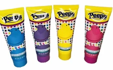 4 NEW Peeps Bathtub Finger Paint soaps Marshmallow Scented grape cotton candy +