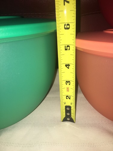 TUPPERWARE Impressions Bowls Set (3) 18-10-5 1/2 Cup-New-Serve Store Popcorn GOR - Picture 7 of 12