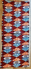 Guaranteed Real Dutch Wax Hollandais Orientar fabric remnant 22"x 54"