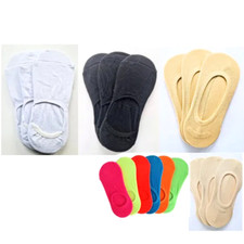 Mens Womens Invisible Trainer socks Footsies No Shoe Show Liner Sock Ladies 4-7