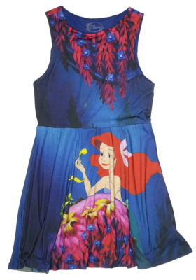 Disney Little Mermaid Ariel Girls Skater Dress | eBay