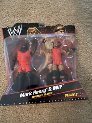 MATTEL WWE Supreme Teams Series 6 Mark Henry & MVP Action Figure 2-Pack NEW