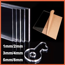 Clear Plastic Panel Sheet Custom 1mm/2mm/3mm/4mm/5mm/8mm Thick Cut To Any Size