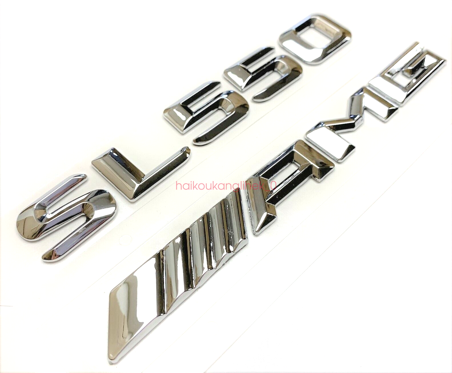 2 Chrome Gls350 +Amg Replacement for Mercedes Rear Trunk Emblem Badge