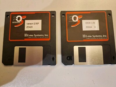 Emu EOS Version 2.50F und 3.00b Operatingsystem Emu Sampler E4