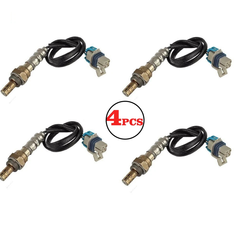 Sensor de oxígeno 4 piezas para Chevy Silverado 1500 GMC Sierra 1500 2003-2006 4,3 L 4,8 L Foto 2 de 4