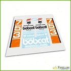 BOBCAT 753 Orange Decals Stickers Full Set Kit SKID STEER Loader Original Look!