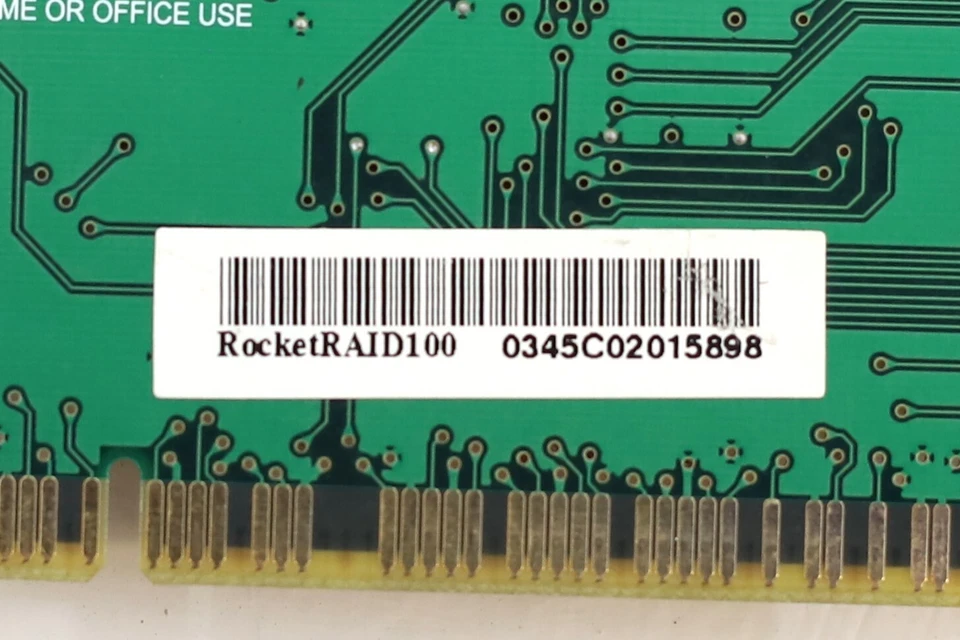 HighPoint RocketRAID 100 2CH PCIe IDE RAID Controller Card P/N: RR100 Tested - Image 4 of 4