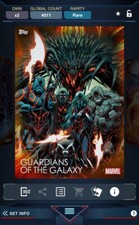 Topps Marvel Collect 2022 Discord Age of Apocalypse Red - 4 Inserts