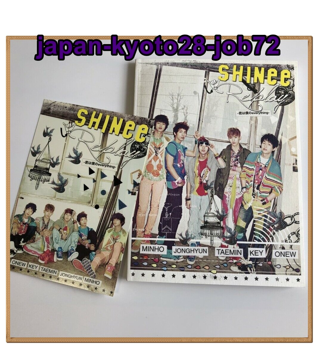 SHINee Replay CD+DVD+Postcard Photobooklet Japan Q