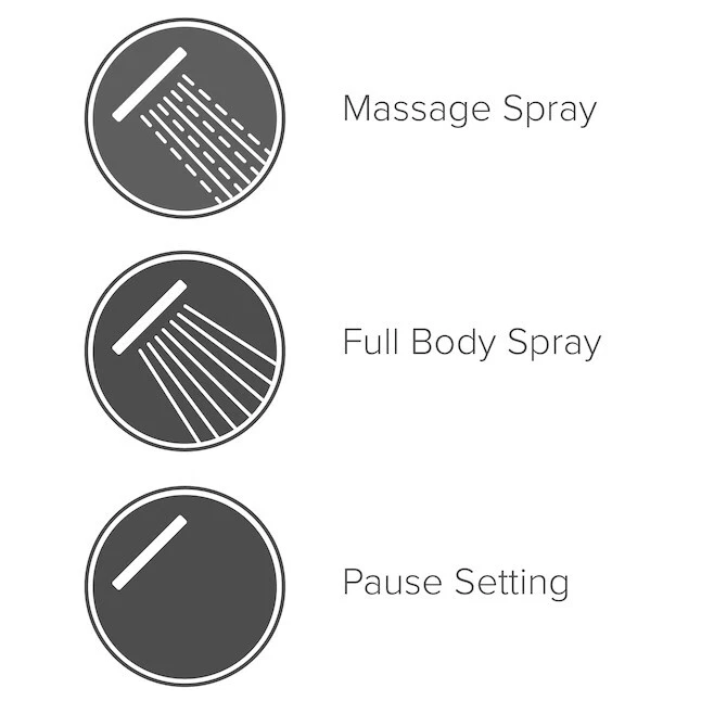 Válvula termostática de arranque de ducha Evolve cromada ducha portátil 1,5-GPM (5,7-LPM) Foto 4 de 4