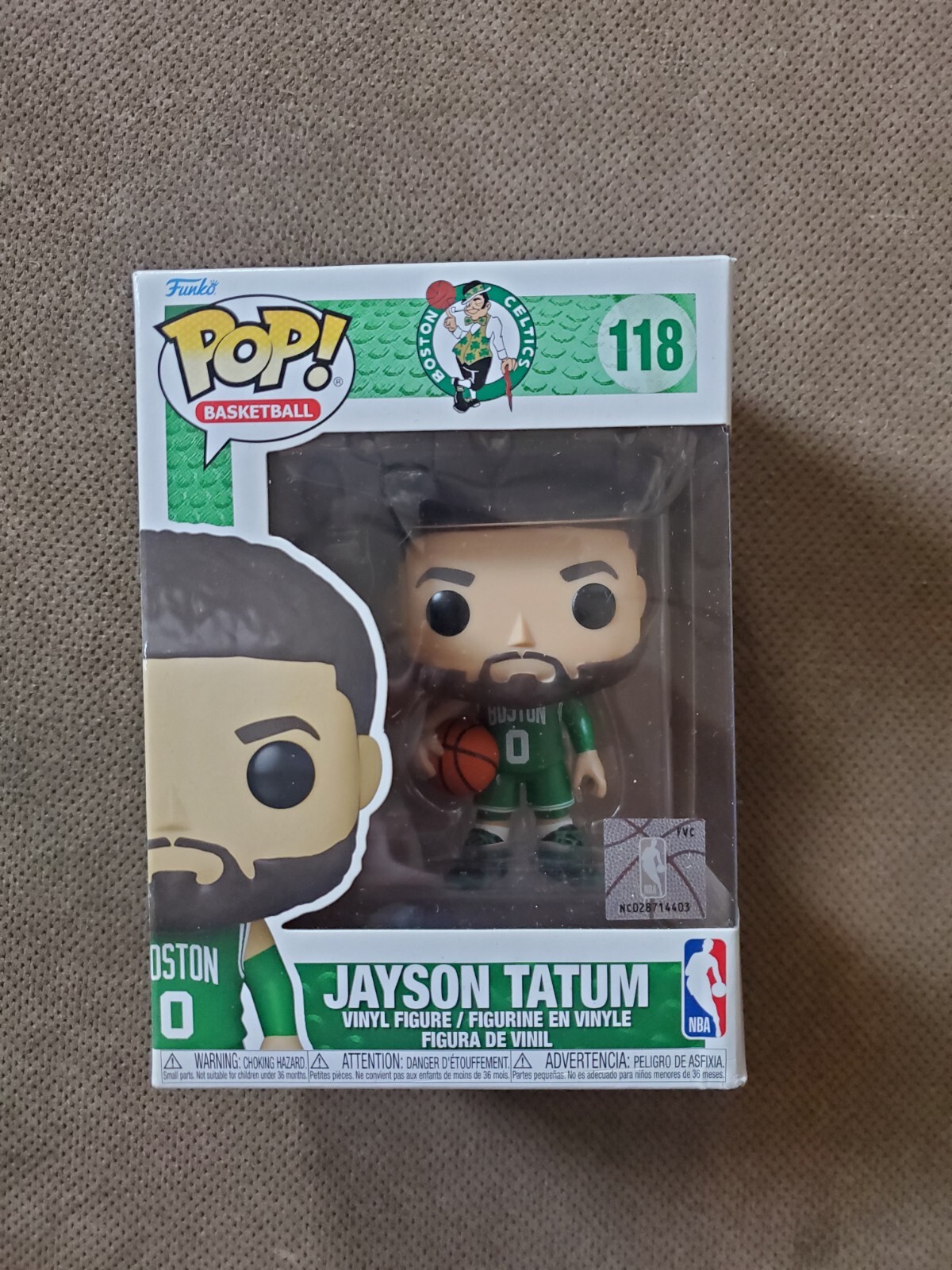 Jayson Tatum Boston Celtics Pop Basketball Vinyl Figure #118 Funko Pop