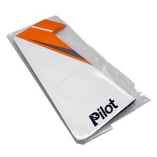 Pilot-RC solo timone laser 60 pollici (schema 08 - arancione)