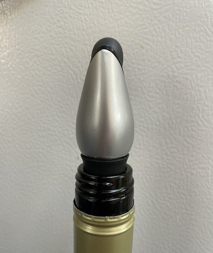 Wine Pourer Houdini Deluxe with Stopper Black Original version - Picture 7 of 8